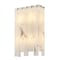 Z-Lite Viviana Wall Sconce, 4-Light, 9.5 In.W x 4.25 In.L x 15.75 In.H, Polished Nickel/Alabaster 345-4S-PN - alternate 2